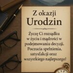 Mądre życzenia urodzinowe dla mężczyzny