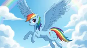 My Little Pony And Rainbow Dash