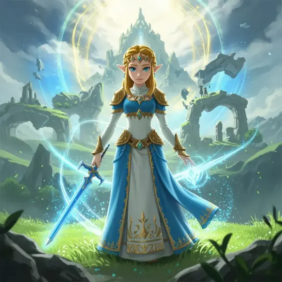 Zelda From Breath Of The Wild
